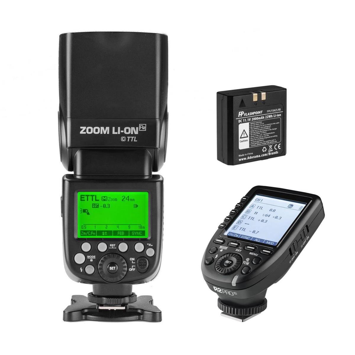 Flashpoint Zoom Li-ion R2 TTL On-Camera Flash Speedlight – [Godox ...