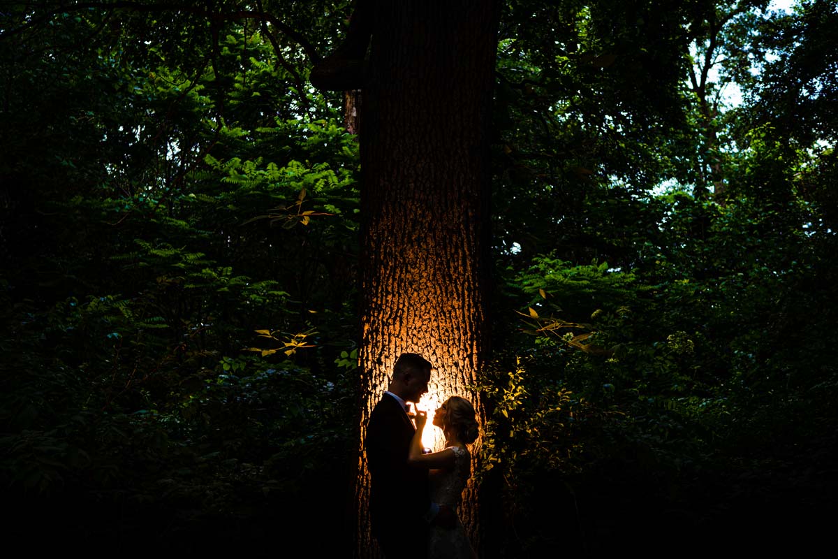 jason vinson wedding photographer silhouette photography couple tree