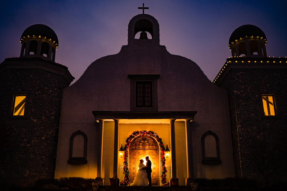 jason vinson wedding photographer silhouette photography couple church